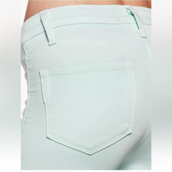 Paige Denim Light Green Verdugo Stretch Skinny Ankle Jeans size 28 - Picture 8 of 13